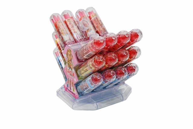 Glowing Lipstick Candy Display Stand (24 Pieces)