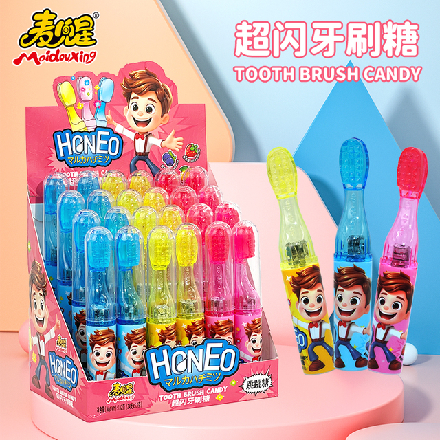 Glowing Toothbrush Candy