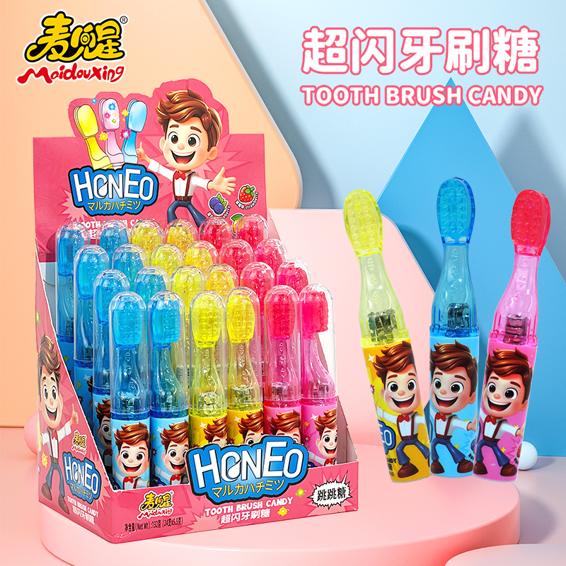 Glowing Toothbrush Candy